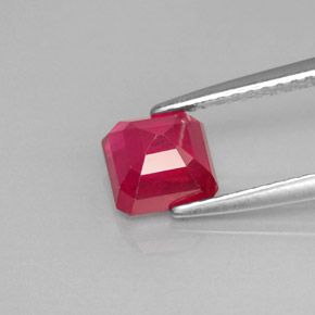 Ruby Gemstone in 5.9 x 5.8 mm Size for Sale, Ruby Stone in Pink Red Color