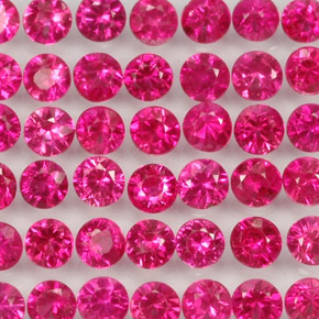 1.36 ct Red Ruby Stone, Natural Ruby in Diamond-Cut Shape for Sale