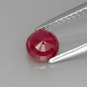 Ruby Gemstone in 5.2 mm Size for Sale, Ruby Stone in Red Color