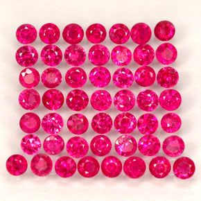 1.31 ct Red Ruby Gemstone, Ruby Gem in Diamond-Cut Shape for Sale.