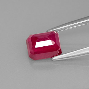 Ruby Gemstone in 6.5 x 5.3 mm Size for Sale, Ruby Stone in Pink Red Color