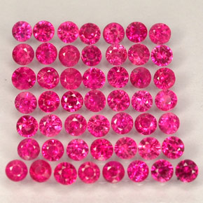 1.11 ct Red Ruby Gemstone, Ruby Gem in Diamond-Cut Shape for Sale.
