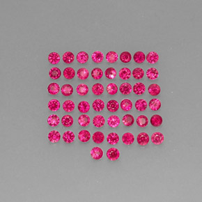 1.19 ct Red Ruby Gemstone, Ruby Gem in Diamond-Cut Shape for Sale.