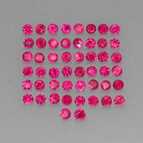 1.19 ct Red Ruby Stone, Natural Ruby in Diamond-Cut Shape for Sale
