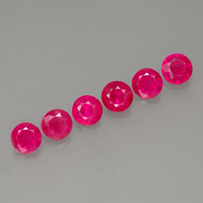 1.81 ct Pink Ruby Stone, Natural Ruby in Diamond-Cut Shape for Sale