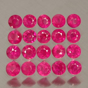 1.83 ct Red Ruby Stone, Natural Ruby in Diamond-Cut Shape for Sale