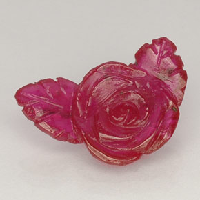 Ruby Gemstone in 19.1 x 12.5 mm Size for Sale, Ruby Stone in Pink Red Color