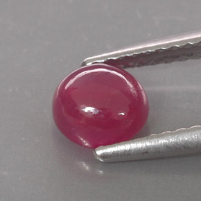 Ruby Gemstone in 5.7 mm Size for Sale, Ruby Stone in Pink Red Color