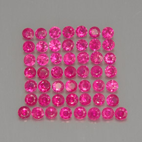 1.10 ct Red Ruby Gemstone, Ruby Gem in Diamond-Cut Shape for Sale.
