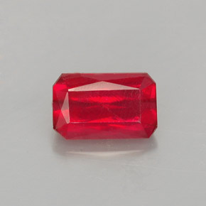 1.80 ct Red Ruby Gemstone, Ruby Gem in Octagon / Scissor Cut Shape for Sale.
