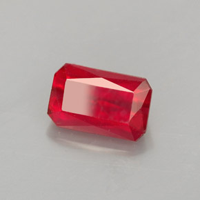 1.80 ct Red Ruby Stone, Natural Ruby in Octagon / Scissor Cut Shape for Sale