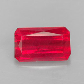 1.77 ct Red Ruby Gemstone, Ruby Gem in Octagon / Scissor Cut Shape for Sale.