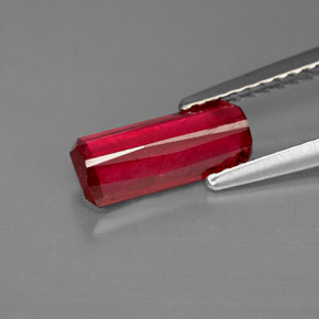 Ruby Gemstone in 9.8 x 4.1 mm Size for Sale, Ruby Stone in Red Color