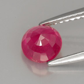 Ruby Gemstone in 6 mm (calibrated) Size for Sale, Ruby Stone in Red Color