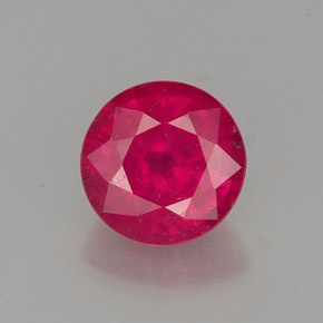 1.16 ct Red Ruby Gemstone, Ruby Gem in Round Facet Shape for Sale.