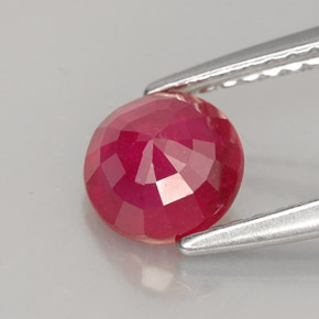 Ruby Gemstone in 6 mm (calibrated) Size for Sale, Ruby Stone in Red Color