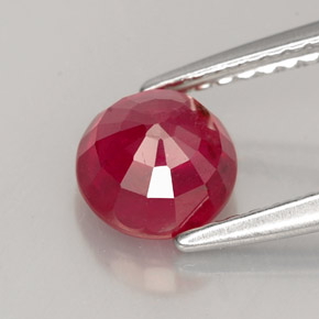 Ruby Gemstone in 6 mm (calibrated) Size for Sale, Ruby Stone in Red Color