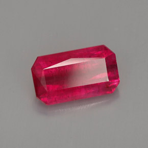 1.52 ct Red Ruby Stone, Natural Ruby in Octagon / Scissor Cut Shape for Sale