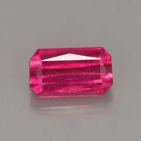 1.13 ct Red Ruby Gemstone, Ruby Gem in Octagon / Scissor Cut Shape for Sale.