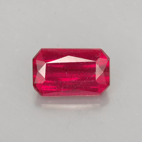 1.61 ct Red Ruby Gemstone, Ruby Gem in Octagon / Scissor Cut Shape for Sale.