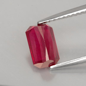Ruby Gemstone in 8 x 5 mm Size for Sale, Ruby Stone in Pink Red Color