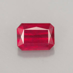 1.82 ct Red Ruby Gemstone, Ruby Gem in Octagon / Scissor Cut Shape for Sale.