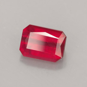 1.82 ct Red Ruby Stone, Natural Ruby in Octagon / Scissor Cut Shape for Sale