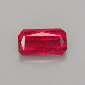 1.54 ct Red Ruby Gemstone, Ruby Gem in Octagon / Scissor Cut Shape for Sale.