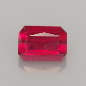 1.54 ct Red Ruby Gemstone, Ruby Gem in Octagon / Scissor Cut Shape for Sale.