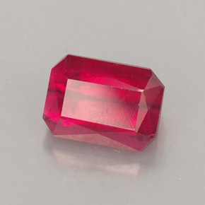 1.54 ct Red Ruby Stone, Natural Ruby in Octagon / Scissor Cut Shape for Sale