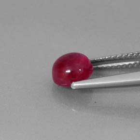Ruby Gemstone in 6.5 mm (calibrated) Size for Sale, Ruby Stone in Red Color