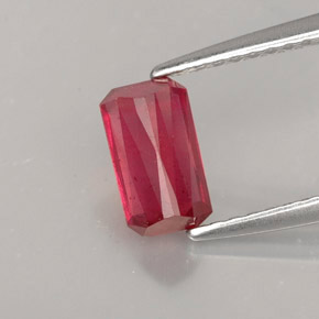 Ruby Gemstone in 7.3 x 4.2 mm Size for Sale, Ruby Stone in Pink Red Color