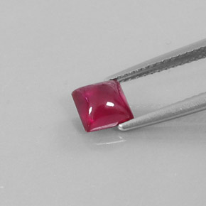Ruby Gemstone in 5.8 x 5.8 mm Size for Sale, Ruby Stone in Pink Red Color
