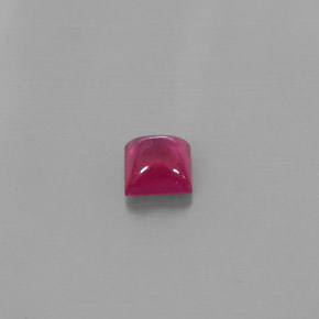 1.00 ct Red Ruby Gemstone, Ruby Gem in Square Cabochon Shape for Sale.
