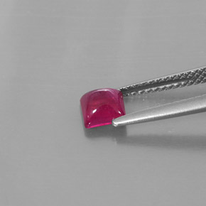 Ruby Gemstone in 5 x 5 mm (calibrated) Size for Sale, Ruby Stone in Red Color