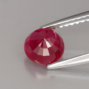 Ruby Gemstone in 6 mm (calibrated) Size for Sale, Ruby Stone in Red Color