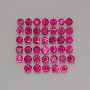 1.34 ct Red Ruby Gemstone, Ruby Gem in Diamond-Cut Shape for Sale.