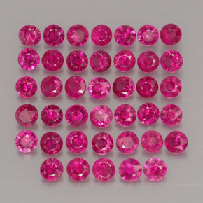1.34 ct Red Ruby Stone, Natural Ruby in Diamond-Cut Shape for Sale