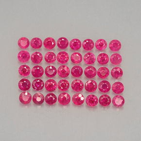 1.34 ct Red Ruby Stone, Natural Ruby in Diamond-Cut Shape for Sale