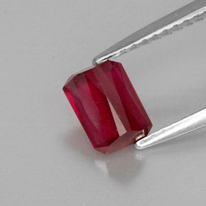 Ruby Gemstone in 6.5 x 4.7 mm Size for Sale, Ruby Stone in Red Color