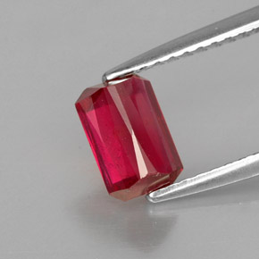 Ruby Gemstone in 6.8 x 4.6 mm Size for Sale, Ruby Stone in Red Color