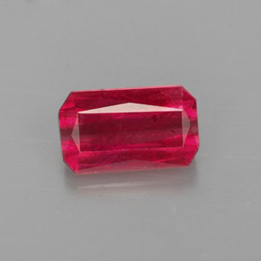 1.30 ct Red Ruby Gemstone, Ruby Gem in Octagon / Scissor Cut Shape for Sale.