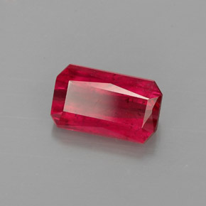 1.30 ct Red Ruby Stone, Natural Ruby in Octagon / Scissor Cut Shape for Sale