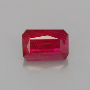 1.80 ct Red Ruby Gemstone, Ruby Gem in Octagon / Scissor Cut Shape for Sale.