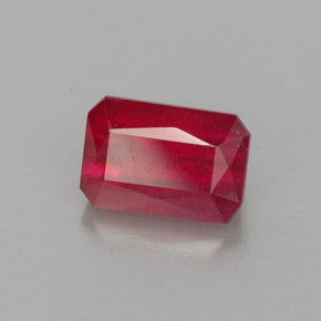 1.80 ct Red Ruby Stone, Natural Ruby in Octagon / Scissor Cut Shape for Sale