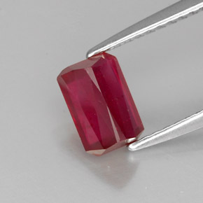 Ruby Gemstone in 7 x 4.7 mm Size for Sale, Ruby Stone in Red Color