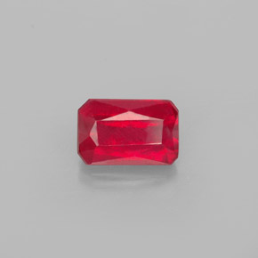 1.11 ct Red Ruby Gemstone, Ruby Gem in Octagon / Scissor Cut Shape for Sale.