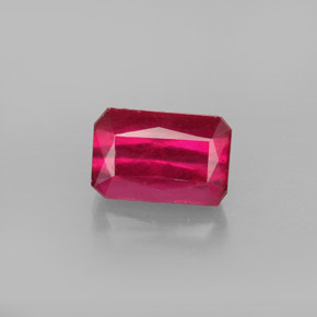 1.39 ct Red Ruby Gemstone, Ruby Gem in Octagon / Scissor Cut Shape for Sale.