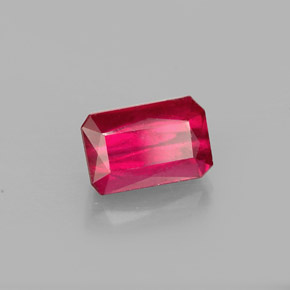 1.39 ct Red Ruby Stone, Natural Ruby in Octagon / Scissor Cut Shape for Sale