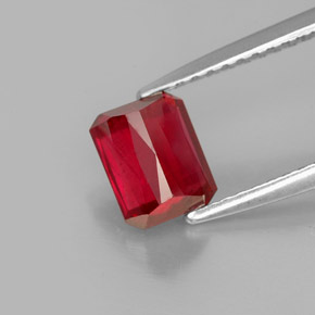 Ruby Gemstone in 6.5 x 5.2 mm Size for Sale, Ruby Stone in Red Color